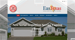 Desktop Screenshot of easttexashomeinspection.com