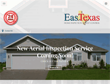 Tablet Screenshot of easttexashomeinspection.com